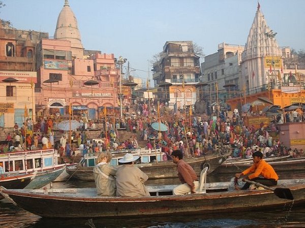 Assi ghat boat ride varanasi