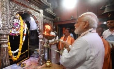 Prime minister of india at kal bhairav temple varanasi