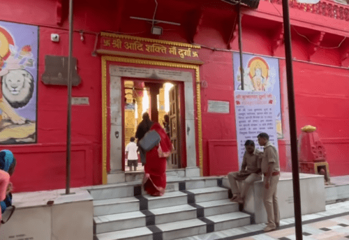 The entrance to the inner shrine of the Durga Temple