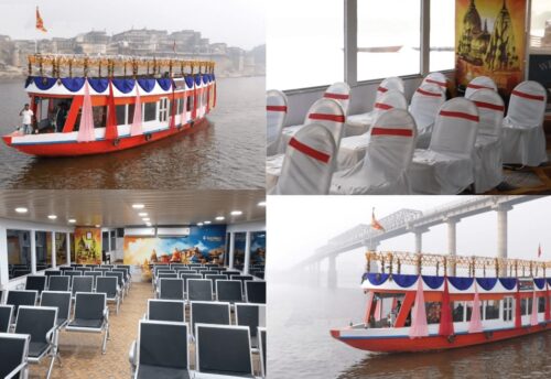 Cruise boat option for viewing Dev Diwali from the river