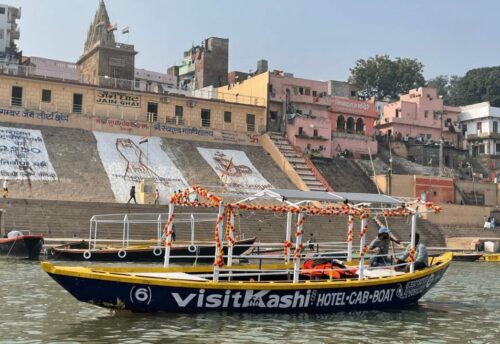 Light motor boat for Dev Diwali booking in Varanasi