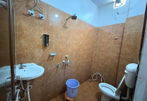Attached bathroom at Hotel Shivala Grand